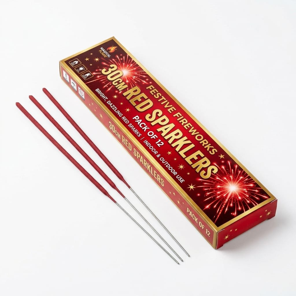 30 CM RED SPARKLER